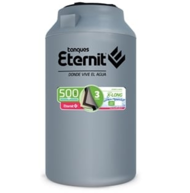 Tanque Eternit Angosto Tricapa 500